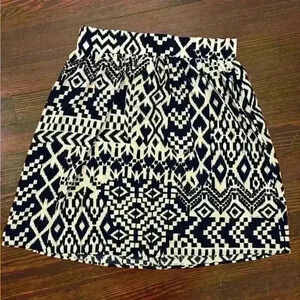 EUC Anthropologie Everly Original Design Boho Skater Skirt Women's Size Medium